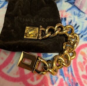 Michael Kors Gold Chain Bracelet